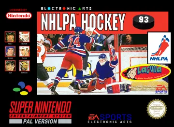 NHLPA Hockey 93 (Europe) box cover front